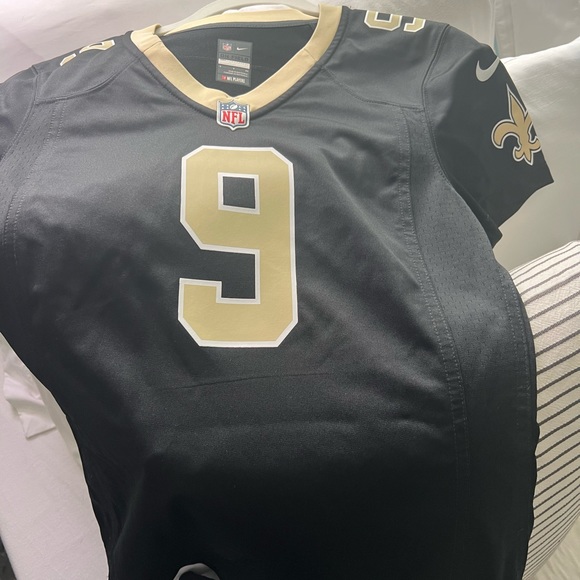 Authentic NFL women’s Saints BREES football jersey NEW with tags - Picture 4 of 5